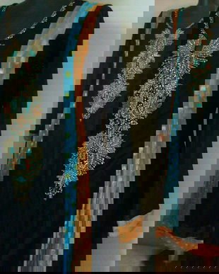 KURTA MATASE NATURALA BRODERIE CRISTALE