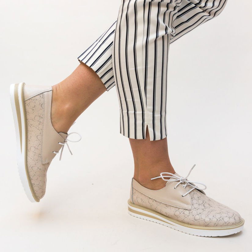 Pantofi Casual Monclen Bej