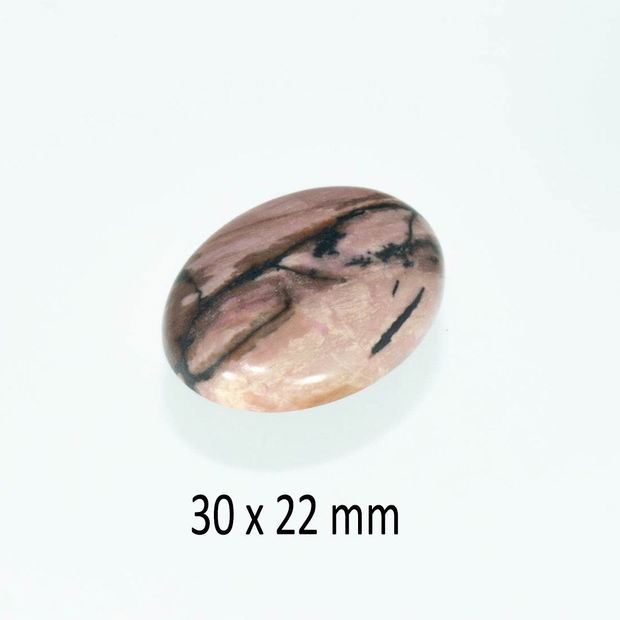 Cabochon Rodonit, 30 x 22 mm, CSP-233