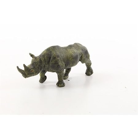 Rinocer-statueta din bronz in stil vienez