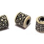 Margele din acril, antic style, 8x8 mm