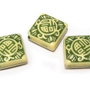 Margele din acril, antic style, 12x12 mm