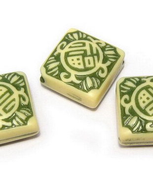 Margele din acril, antic style, 12x12 mm