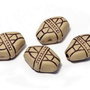 Margele din acril, antic style, 17x12 mm