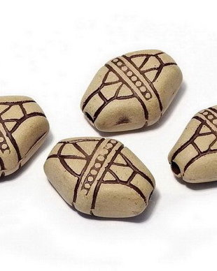 Margele din acril, antic style, 17x12 mm