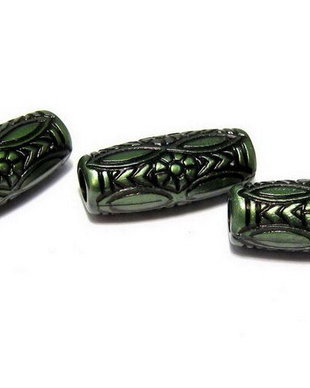 Margele din acril, antic style, 21x9 mm
