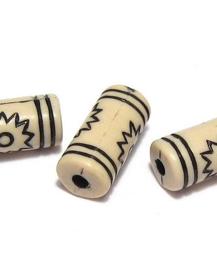 Margele din acril, antic style, 11x5 mm