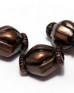 Margele din acril, antic style, 13x10 mm