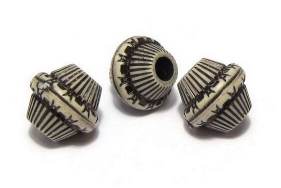 Margele din acril, antic style, 11x12 mm