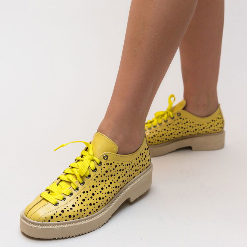 Pantofi Casual Muse Galbeni