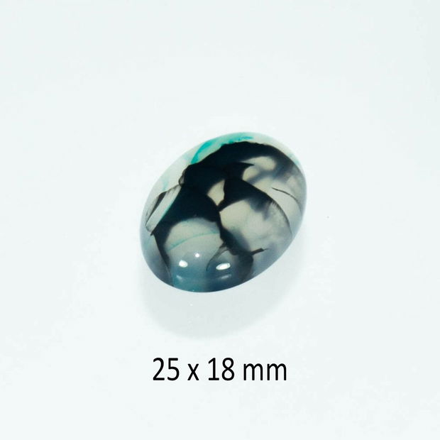 Cabochon Agat, 25 x 18 mm, CSP-236