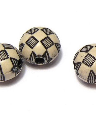 Margele din acril, antic style, 10x9 mm