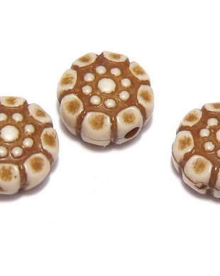 Margele din acril, antic style, 9x5 mm