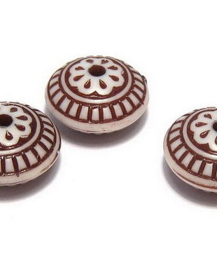 Margele din acril, antic style, 11x6 mm