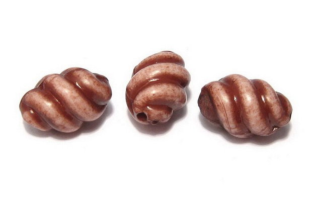 Margele din acril, antic style, 14x10 mm
