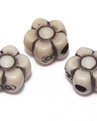 Margele din acril, antic style, 6x4 mm