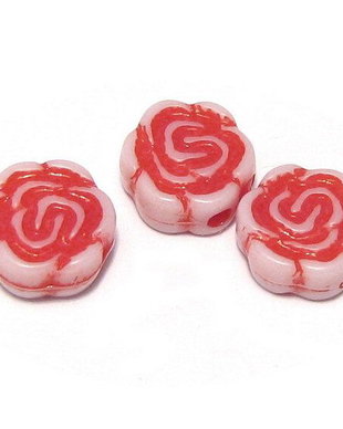 Margele din acril, antic style, 7x3.5 mm