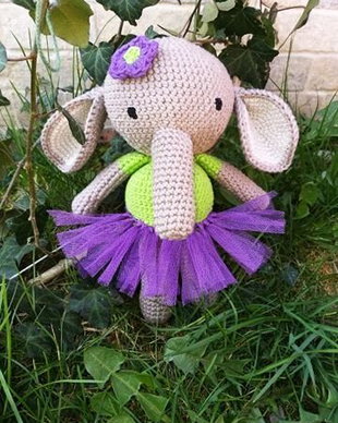 Elefant croșetat - Lilifant