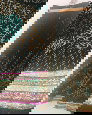 FUSTA INDIANA PANZA BUMBAC INSERTII AURII