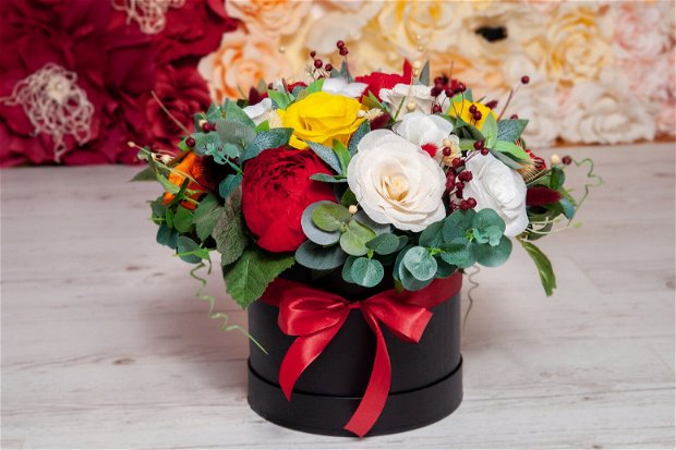 Aranjament floral, cadou handmade
