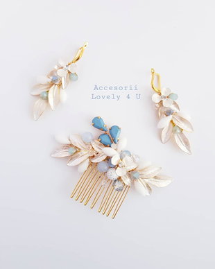 Karina - Accesoriu elegant in tonuri Baby blue