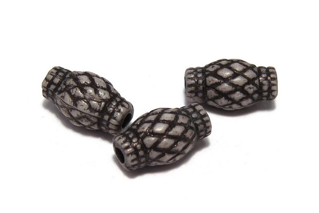 Margele din acril, antic style, 10x6 mm