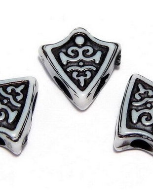 Margele din acril, antic style, 12x11x4 mm