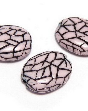 Margele din acril, antic style, 11x9x4 mm