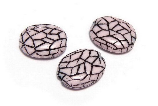 Margele din acril, antic style, 11x9x4 mm