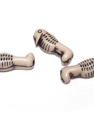 Margele din acril, antic style, 15x6 mm