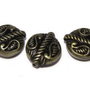 Margele din acril, antic style, 18x16x6 mm