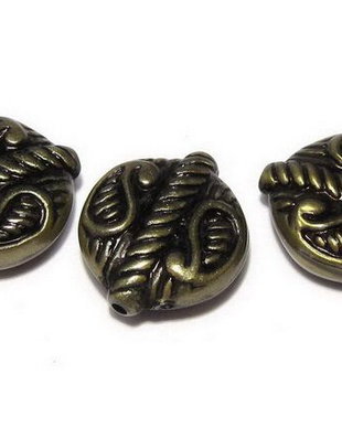Margele din acril, antic style, 18x16x6 mm