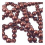 40 Buc perle din sticla maro