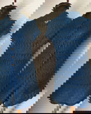 NOA NOA CARDIGAN ALBASTRU LANA MOHAIR