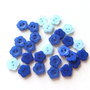 Nasturi din plastic , floricele de 12 mm