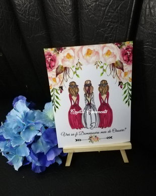 Invitatie domnisoare de onoare
