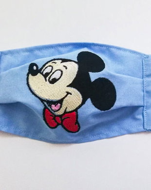 Masca protectie  bumbac copii cu Mickey Mouse