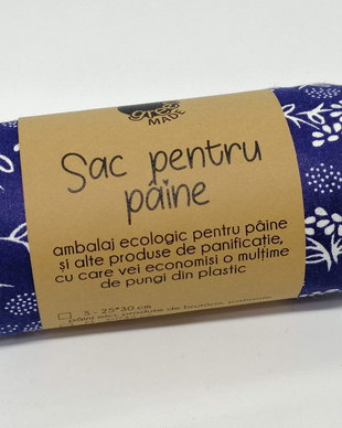 Sac paine captusit - previne uscarea, mucegăirea - ALBASTRU