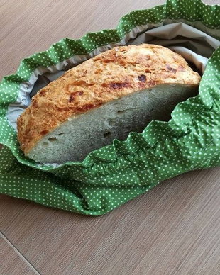 Sac paine captusit - previne uscarea, mucegăirea - VERDE