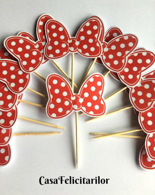 Fundite Minnie mouse- toppers