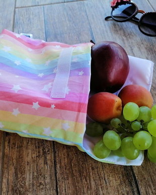Snackbag lavabil pentru gustari - rainbow
