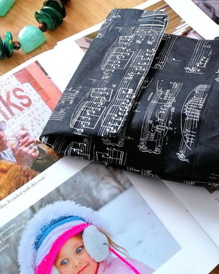 Snackbag lavabil pentru gustari - music