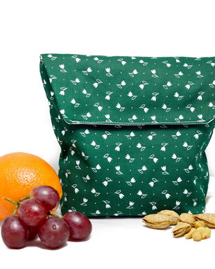 Snackbag lavabil pentru gustari - verde