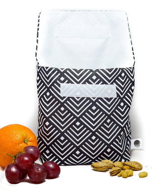 Snackbag lavabil pentru gustari - black