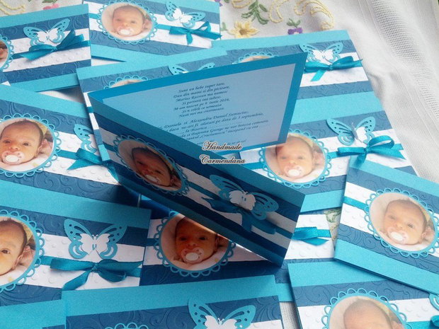 Invitatii cu pozabebelusului