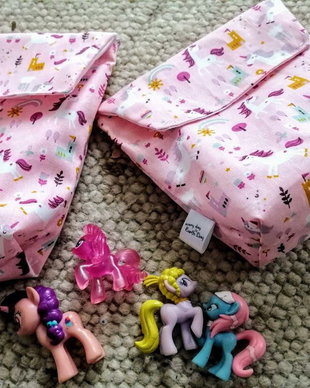 Snackbag lavabil pentru gustari - unicorn
