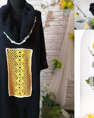 Rochie maxi tricotată