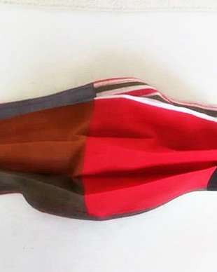 masca textila ( geometrie multicolor  )