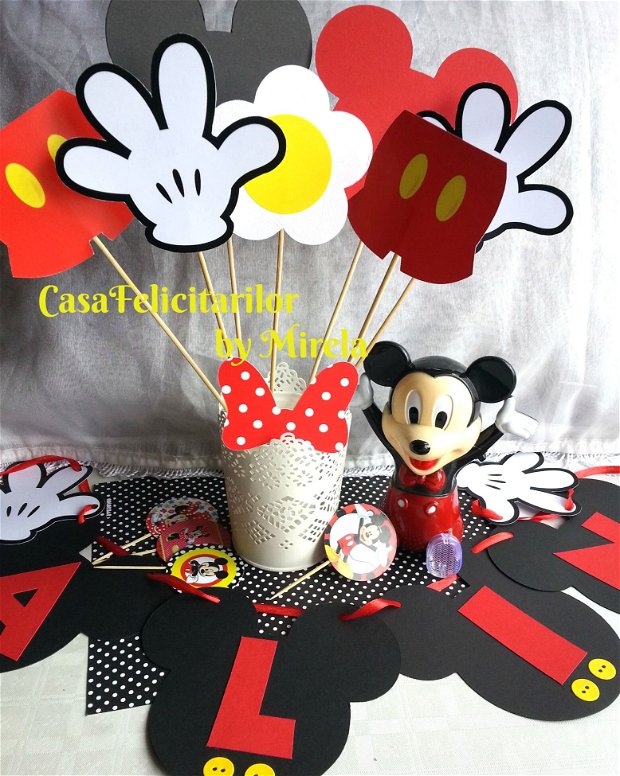 Decoratiuni botez Mickey Mouse