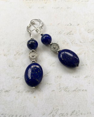Cercei lapis lazuli